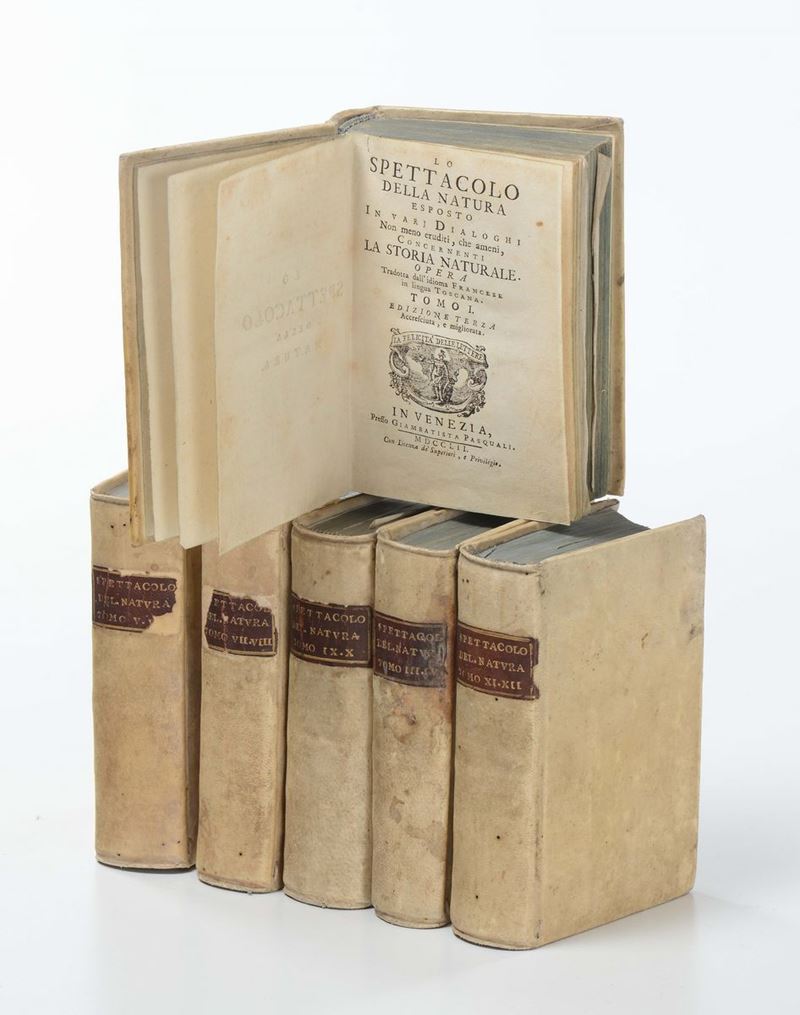 Lo Spettacolo della natura, Venezia Pasquali 1752  - Auction Fine Art - Cambi Casa d'Aste