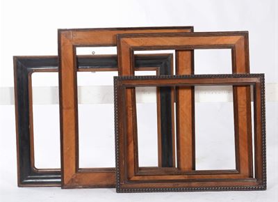Quattro Cornici in Legno Intagliato, XX Secolo