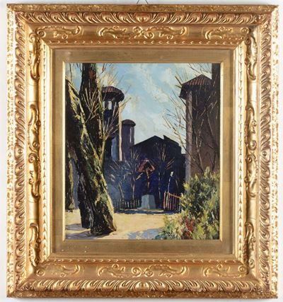 Vittorio Petrella da Bologna (1886-1951)paesaggio