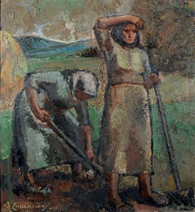 Adelina Zandrino (1893-1994)contadine nei Campi