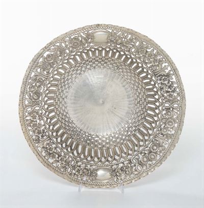 Cestino Traforato in Argento
