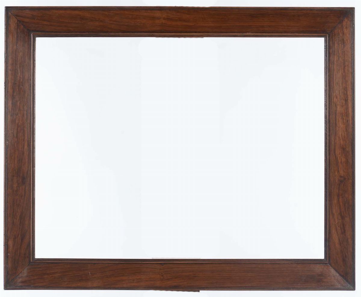 Sette Cornici in Legno a Fascia Piatta, XX Secolo