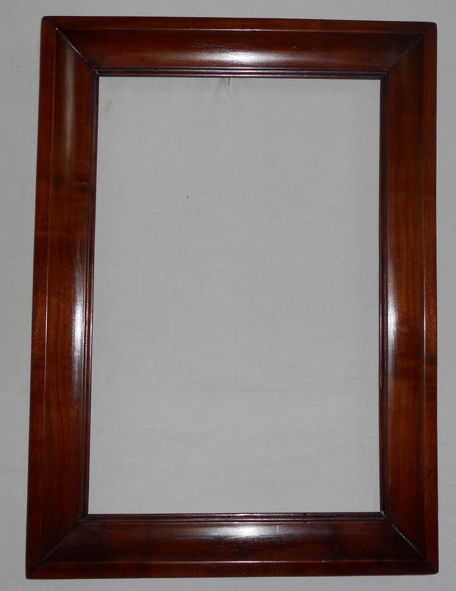 Gruppo di Nove Cornici in Legno a Fascia Piatta, XX Secolo