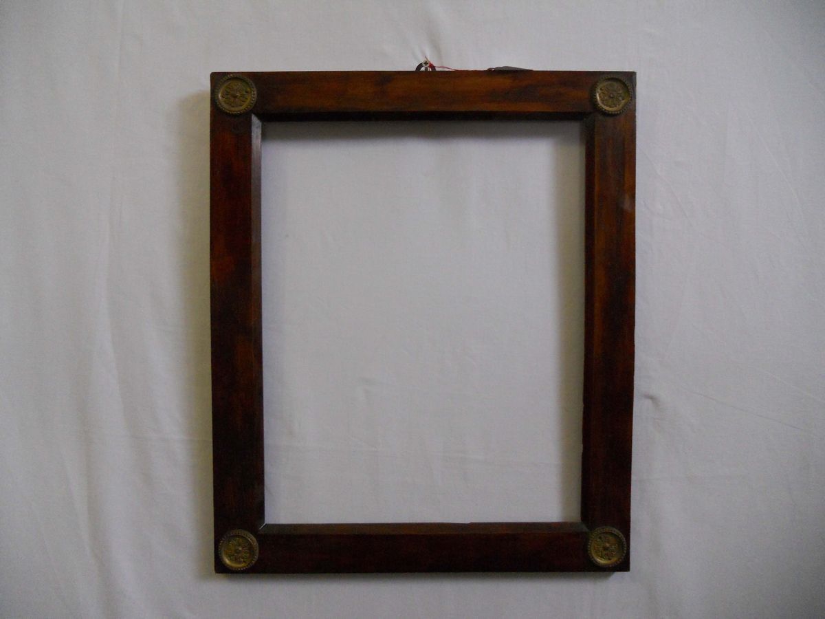 Gruppo di Nove Cornici in Legno a Fascia Piatta, XX Secolo