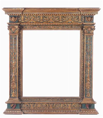 Cornice a Tempietto in Stile Rinascimentale, Arte Fiorentina XIX° Secolo