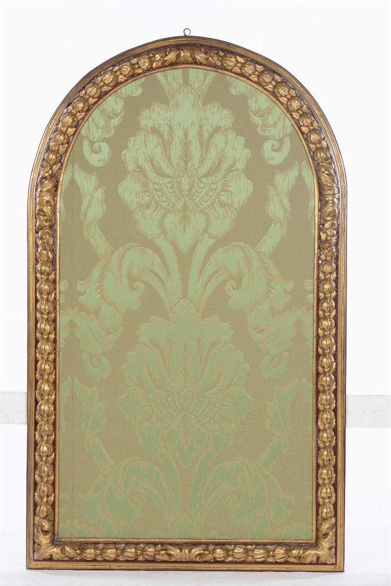 Cornice con pannello ricamato, XIX secolo  - Auction Fine Old Frames - Cambi Casa d'Aste