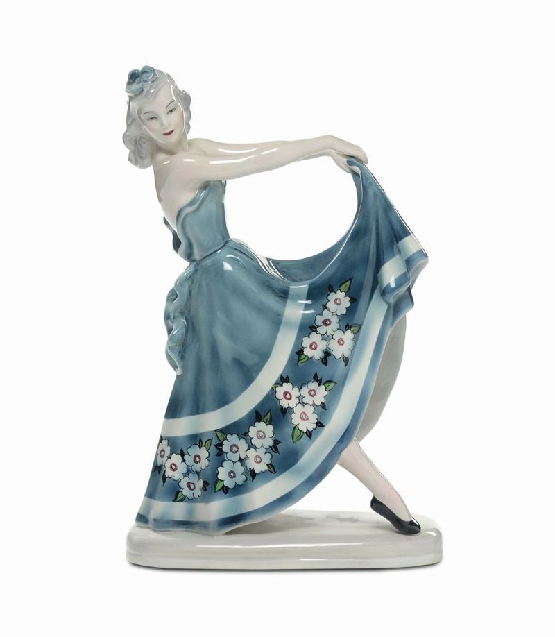 Goldscheider, Vienna, 1930 ca Ballerina  - Asta Arti Decorative del XX secolo - I - Cambi Casa d'Aste