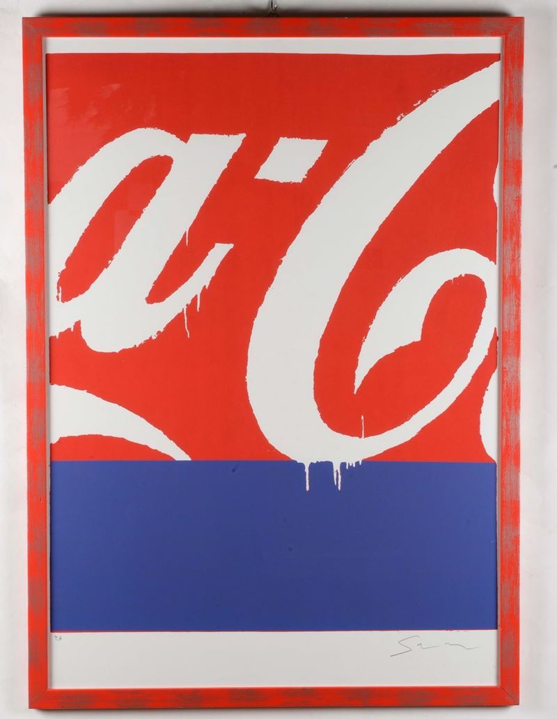 Mario Schifano (1934-1998) Coca Cola  - Asta Antiquariato - Cambi Casa d'Aste