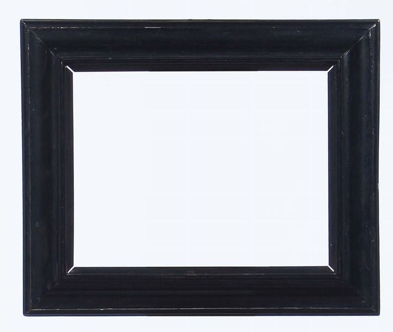 Piccola cornice ebanizzata, XVIII secolo  - Auction Fine Old Frames - Cambi Casa d'Aste