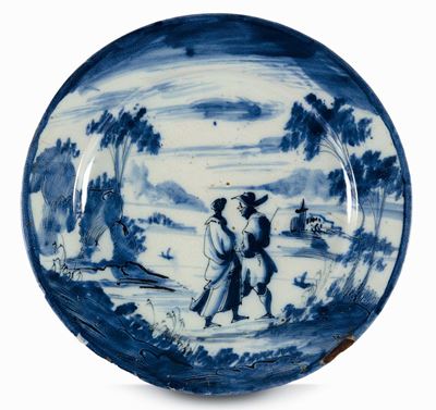 Piatto Savona, Bottega Chiodo-peirano (attr.), Fine del XVII Inizi del XVIII Secolo