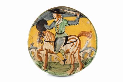 Piatto Montelupo, Bottega della Seconda Metà del XVII Secolo