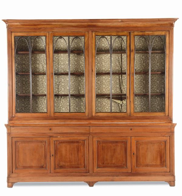 Grande credenza a due corpi, XIX secolo