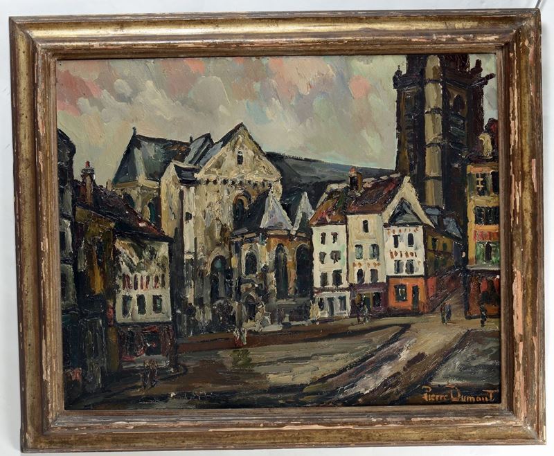 Pierre Dumont (1884-1936) Eglise de Rouen  - Auction 19th and 20th Century Paintings - Cambi Casa d'Aste