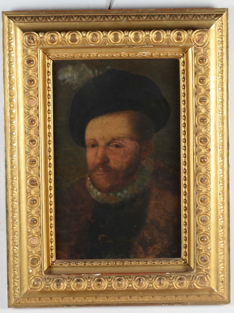 Scuola del XVIII secolo Ritratto maschile  - olio su tela - Auction Old Masters - Cambi Casa d'Aste