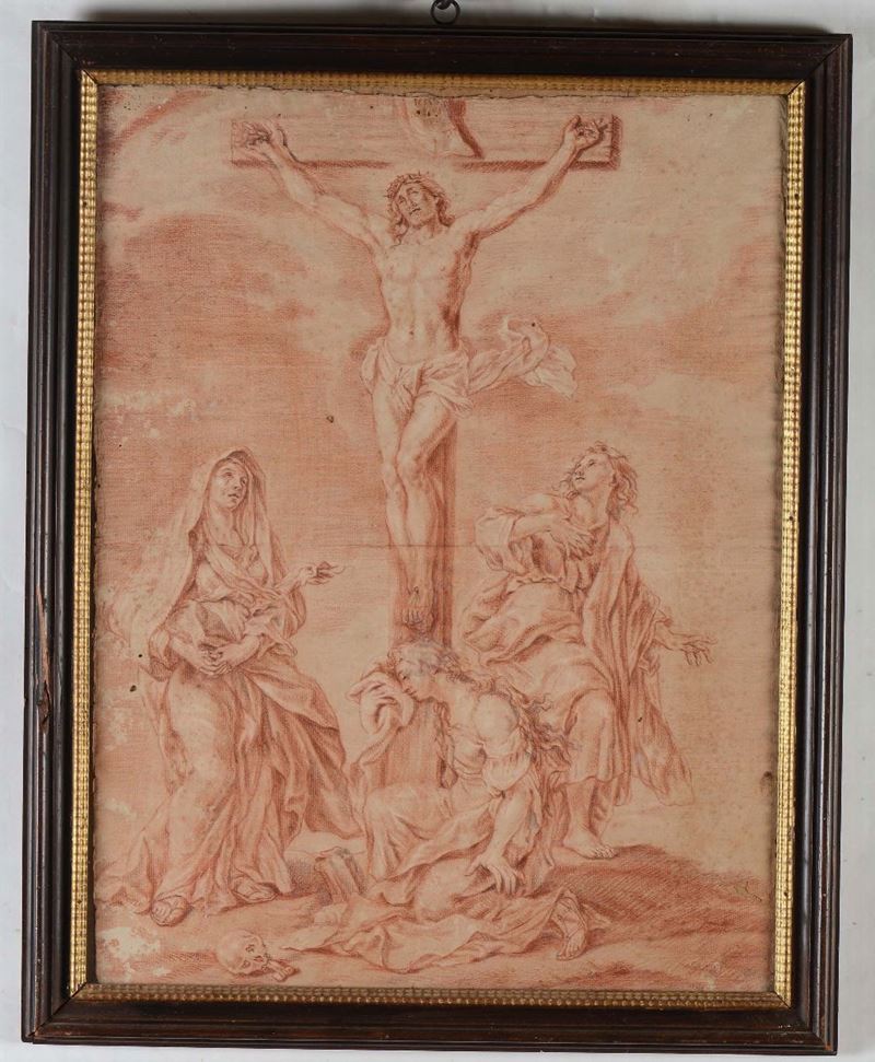 Scuola del XVIII secolo Crocifissione  - Asta Antiquariato - Cambi Casa d'Aste