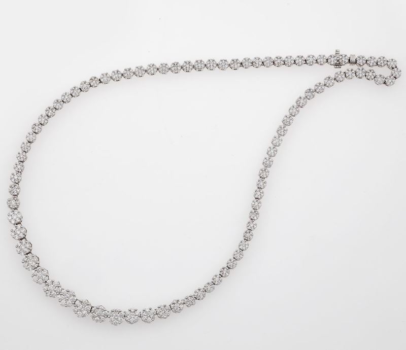 Diamond and gold necklace  - Auction Vintage, Jewels and Watches - Cambi Casa d'Aste
