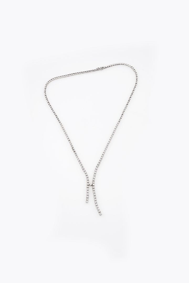 Diamond necklace  - Auction Jewels Timed Auction - Cambi Casa d'Aste
