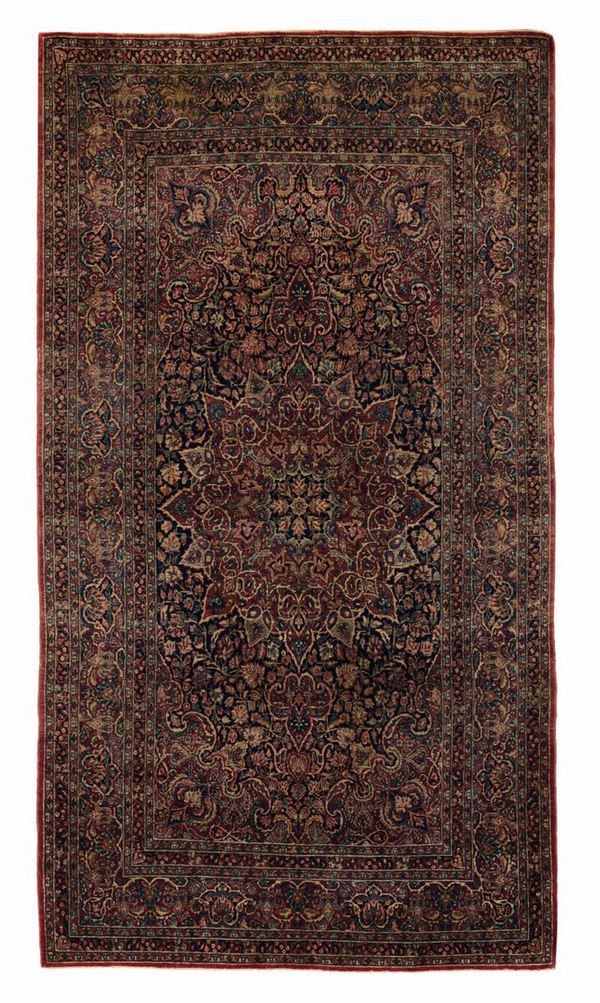 Tappeto persiano Kirman, inizio XX secolo