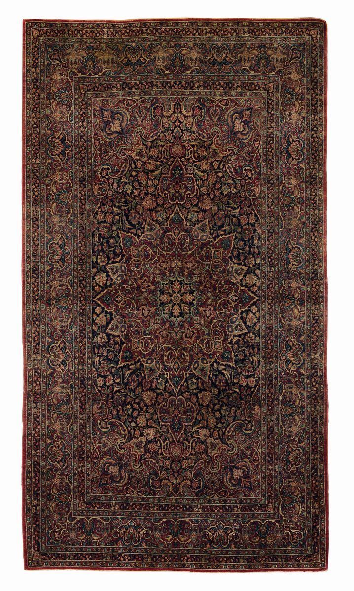 Tappeto persiano Kirman, inizio XX secolo  - Asta Antiquariato - Cambi Casa d'Aste