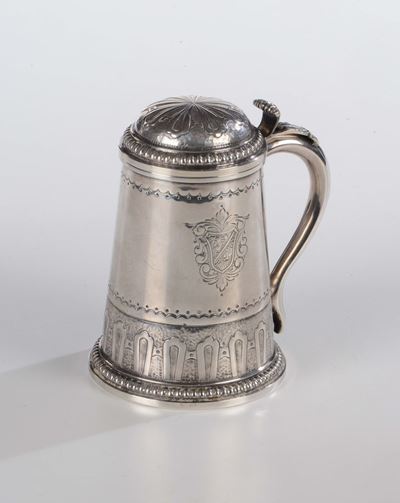 Tankard in Argento, Inghilterra XX Secolo