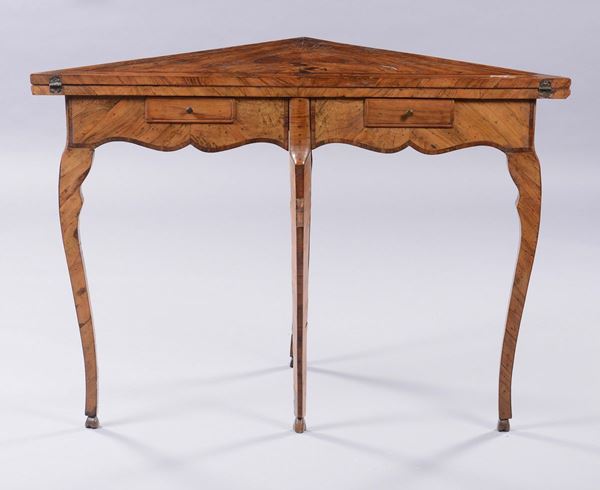 Tavolo da gioco lastronato, Genova XVIII secolo