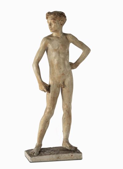 Guido Galletti (1893-1977)ragazzo Nudo (balilla)