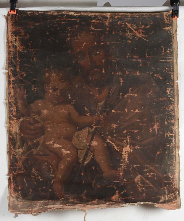 Strappi di dipinti di cui due antichi e due moderni