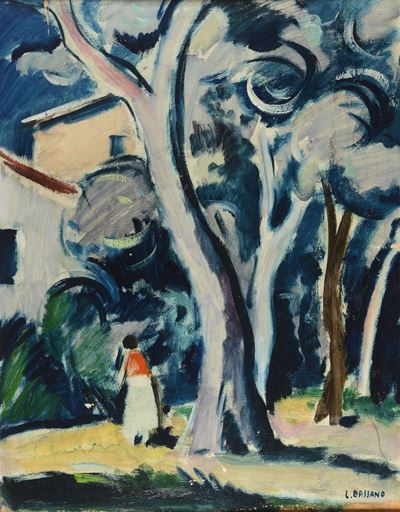 Luigi Bassano (1900-1989)ulivi, 1945