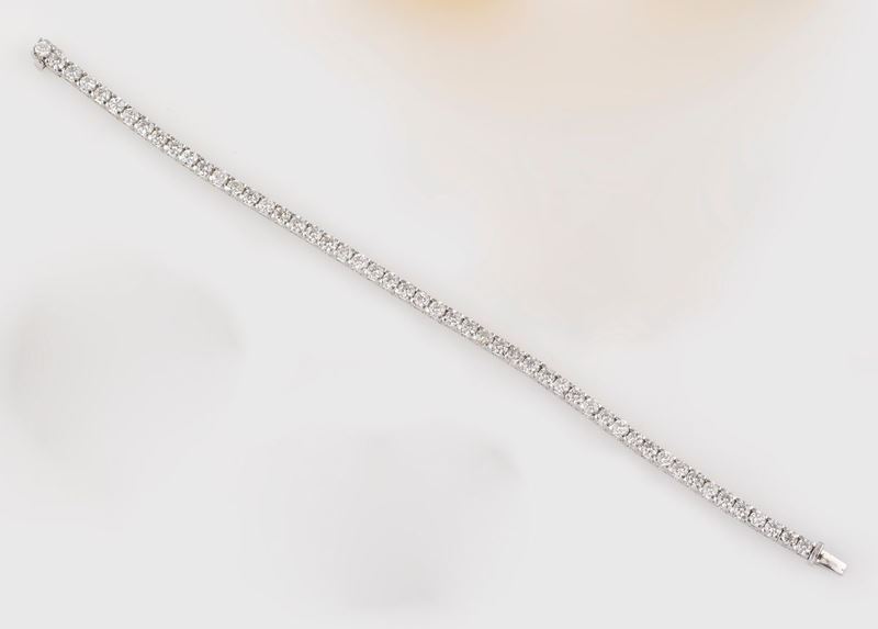 Bracciale tennis  - Asta Jewels - II - Cambi Casa d'Aste