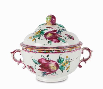 Tazza da Brodo Monte Milone (attr.), Bottega Verdinelli della Fine del XVIII Secolo