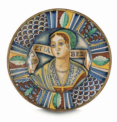 Piatto Deruta, Prima Metà del Sec. XVI