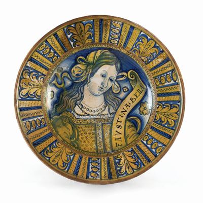 Piatto Deruta, Prima Metà del Sec. XVI
