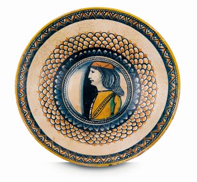 Piatto Deruta, Bottega Inizio del XVI Secolo