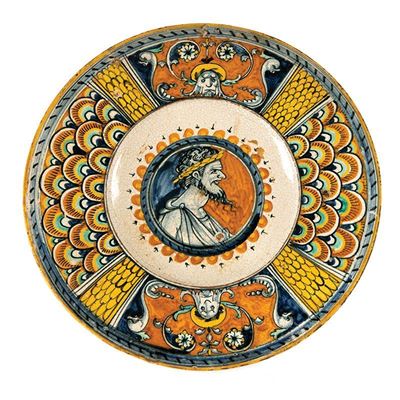 Piatto Deruta, Prima Metà del Sec. XVI