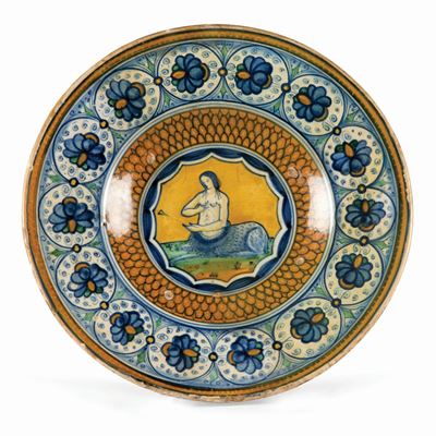 Piatto Faenza, Fine del Sec. XV - Inizio del Sec. XVI