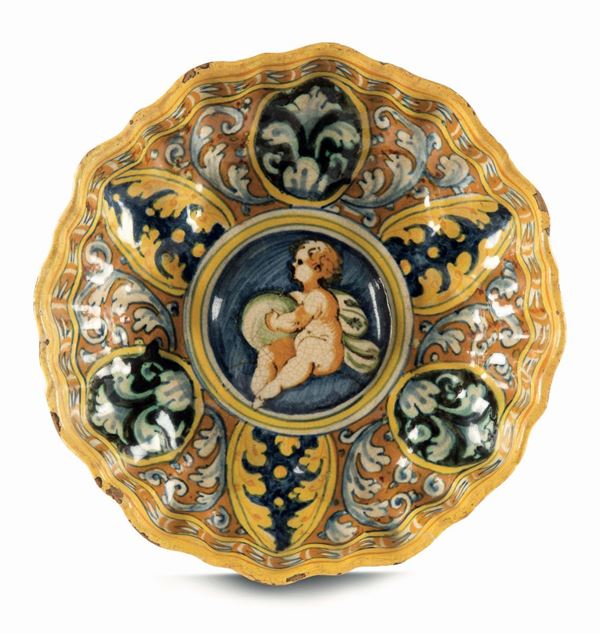 A bowl, Faenza, 1550-60