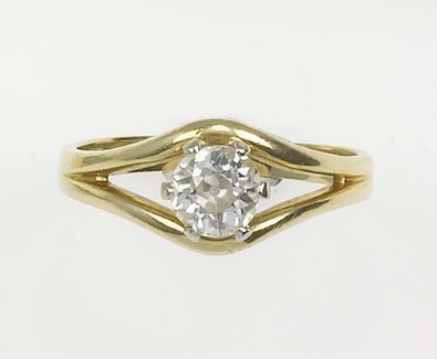 Anello con Diamante di Vecchio Taglio