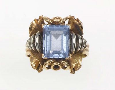 Anello con Spinello Sintetico