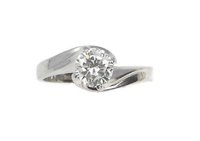Anello con Diamante di Ct 0,70 Circa