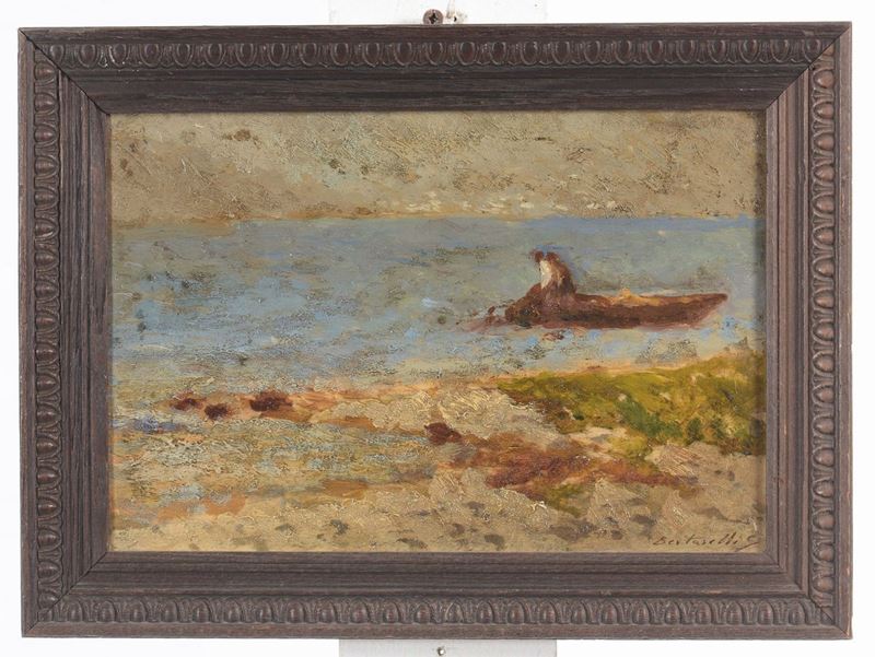 Bertarelli Paesaggio con barca  - Auction Fine Art - Cambi Casa d'Aste