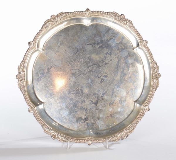 Alzata in argento, Londra XX secolo