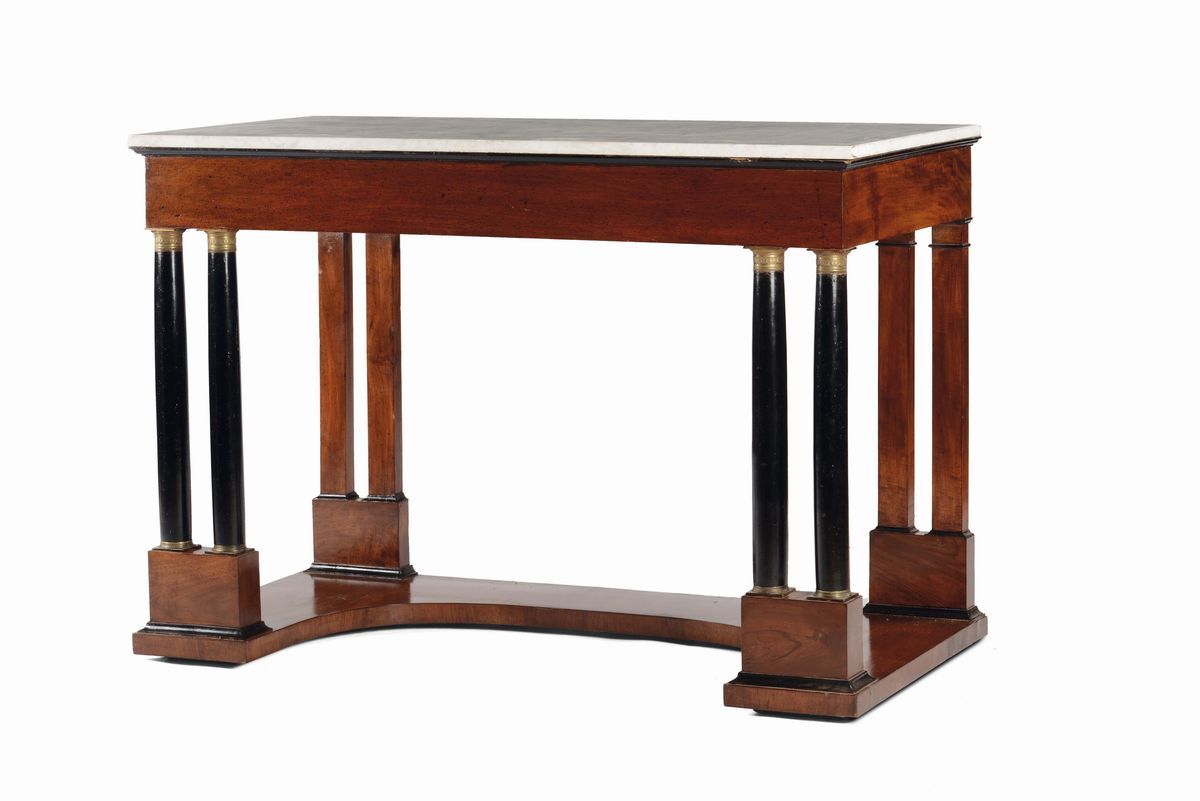Coppia di Console Impero Lastronate, XIX-XX Secolo