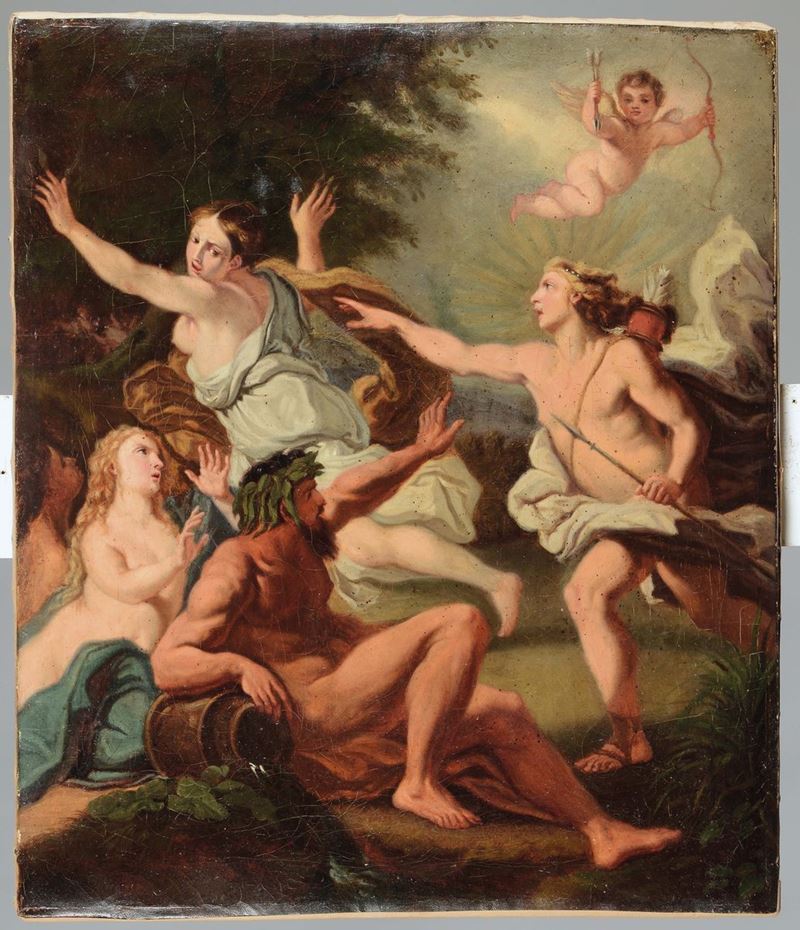 Scuola del XVIII secolo Apollo e Dafne  - Asta Antiquariato - Cambi Casa d'Aste