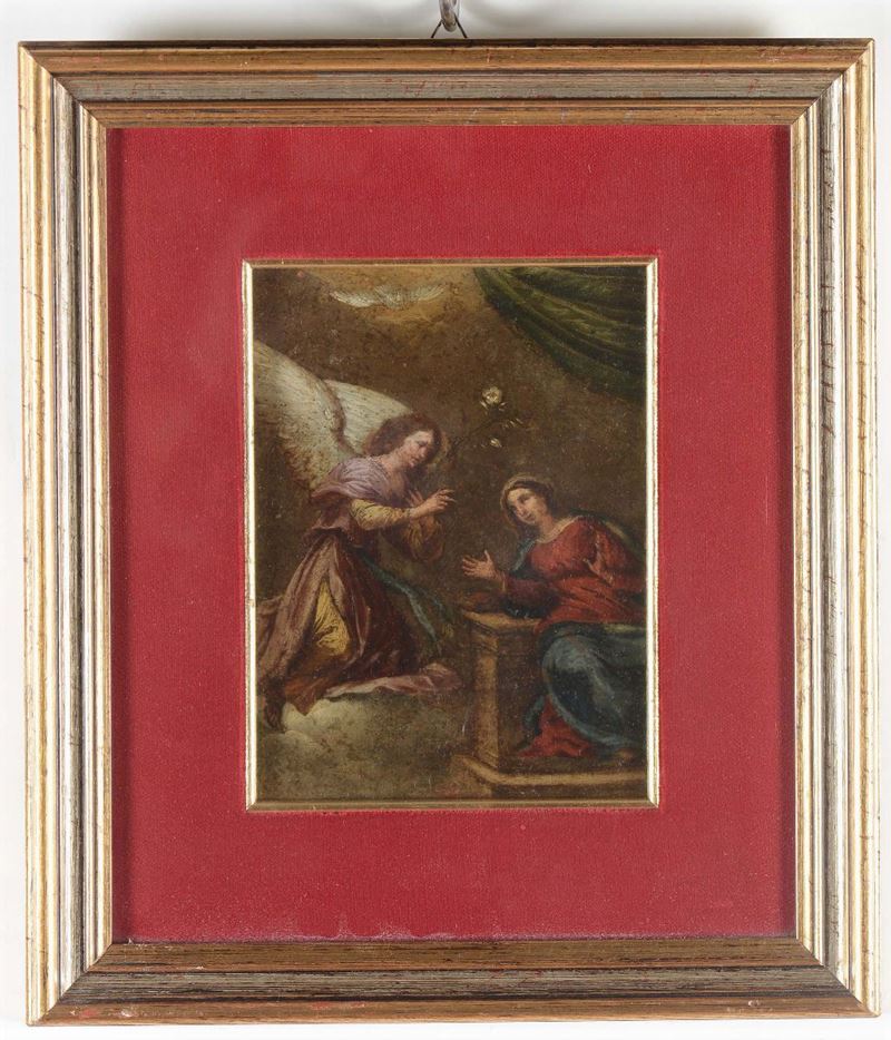 Scuola del XVIII secolo Annunciazione  - Auction Fine Art - I - Cambi Casa d'Aste