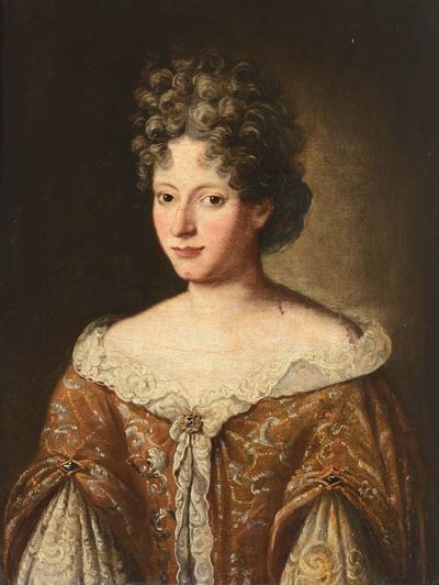 Pittore Lombardo del XVIII Secoloritratto di Gentildonna