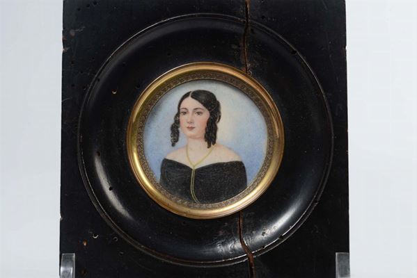 Ritratto di nobildonna, XIX secolo