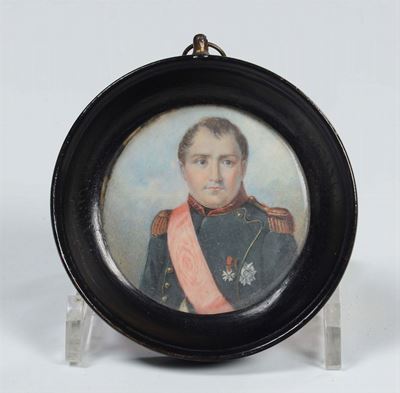 Ritratto di Uomo in Uniforme Blu, XIX Secolo