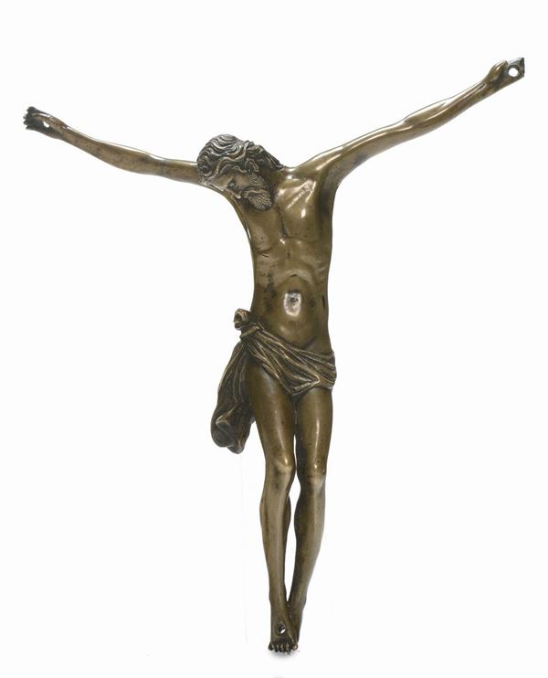 Cristo in bronzo dorato, XVIII secolo