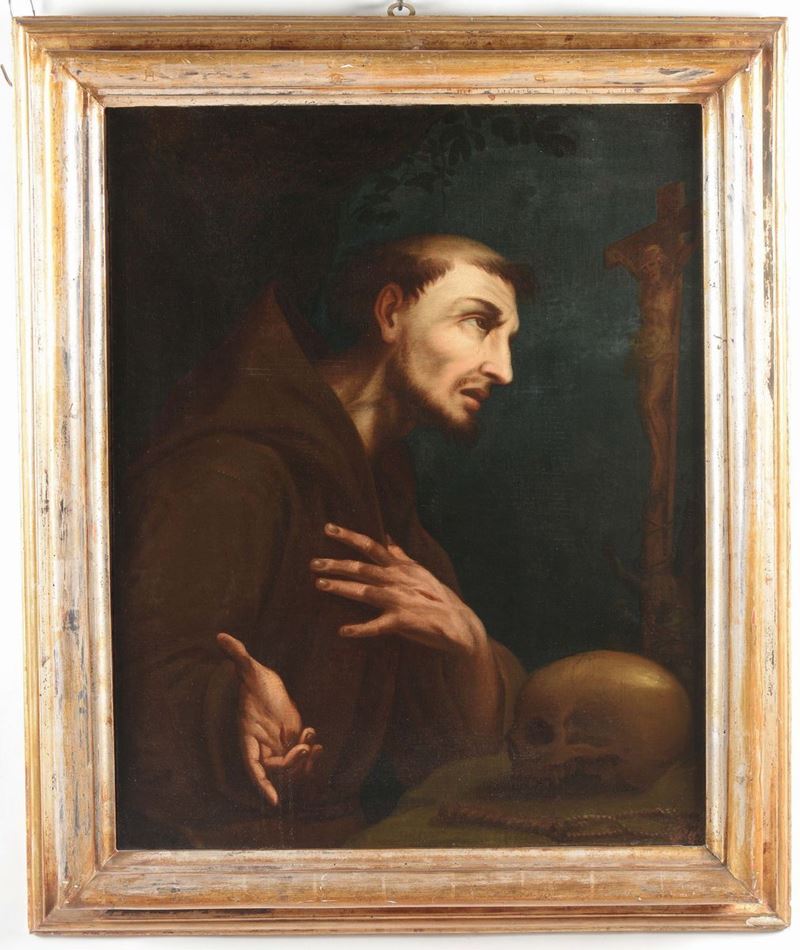 Scuola del XVIII secolo San Francesco  - Auction Fine Art - Cambi Casa d'Aste