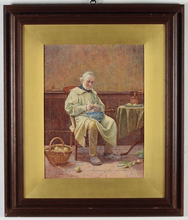 Henry John Terry (1818-1880) Scena di interno